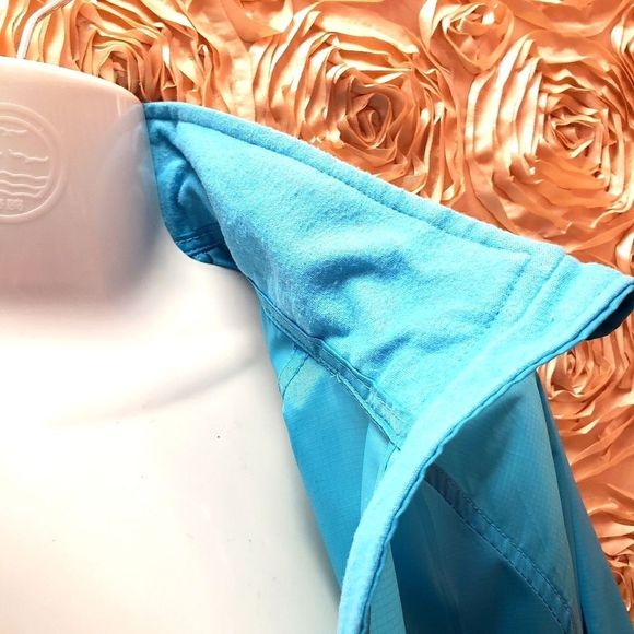 💙🖤 NWT Landway Blue Windbreaker Jacket Coat - Picture 8 of 13